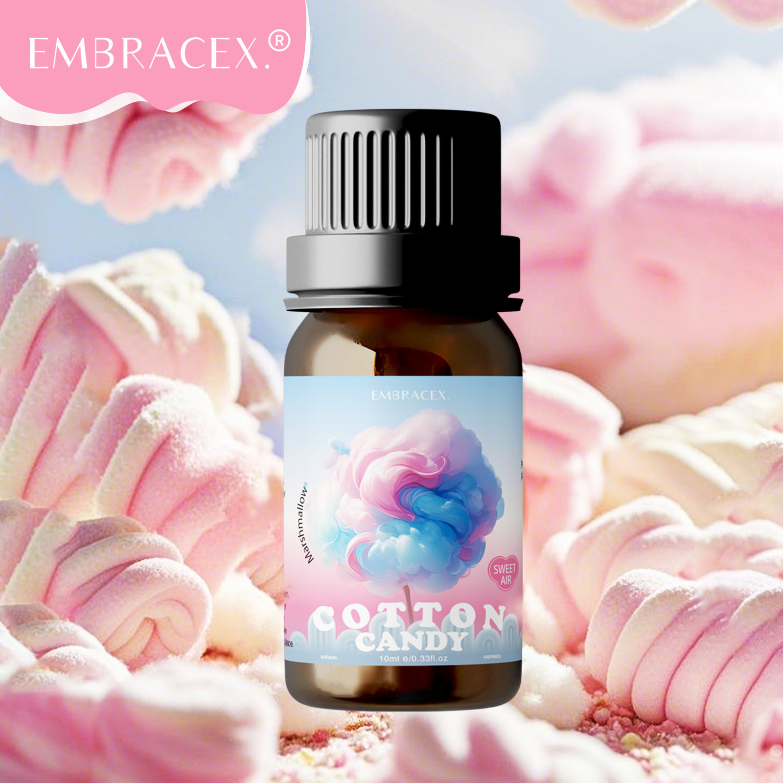 Fragrance Oil 10Ml - 10ml Marshmallow/Cotton Candy Fragrance Oils Essential