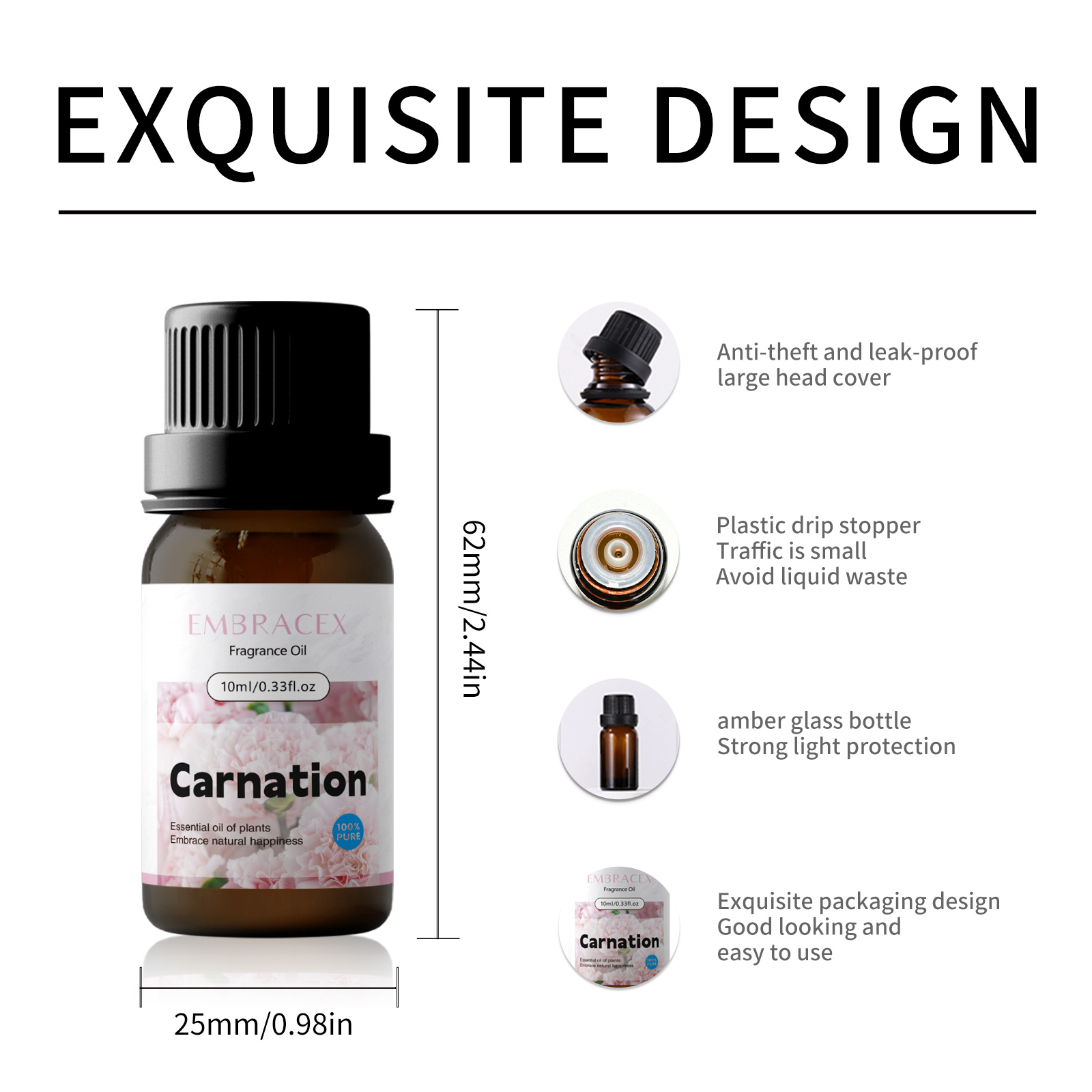 10ml Carnation Essential Oil F - đánh giá và giá Fragrance Oil 10Ml