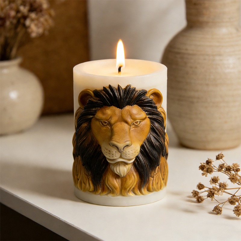 Animals Lion Candle Molds Sili - đánh giá và giá Luxury Candle Supplies Usa