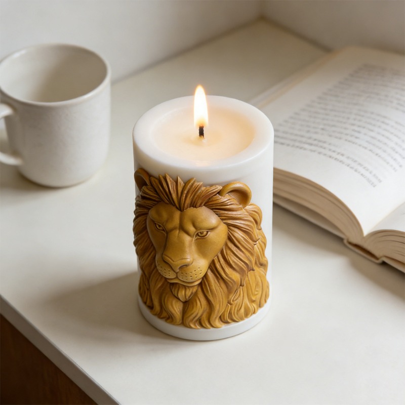 Animals Lion Candle Molds Sili - đánh giá và giá Luxury Candle Supplies Usa