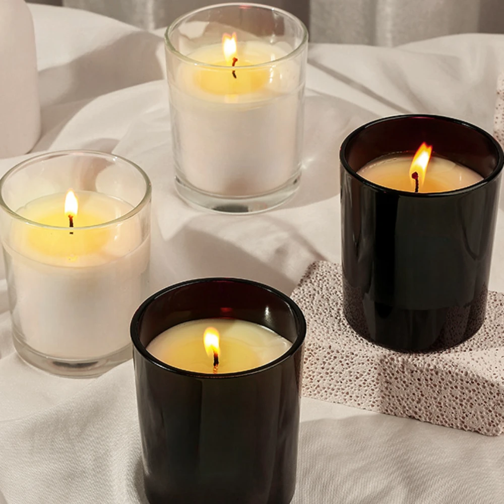 Luxury Glass Candle Jar Black  - đánh giá và giá Luxury Candle Supplies Usa