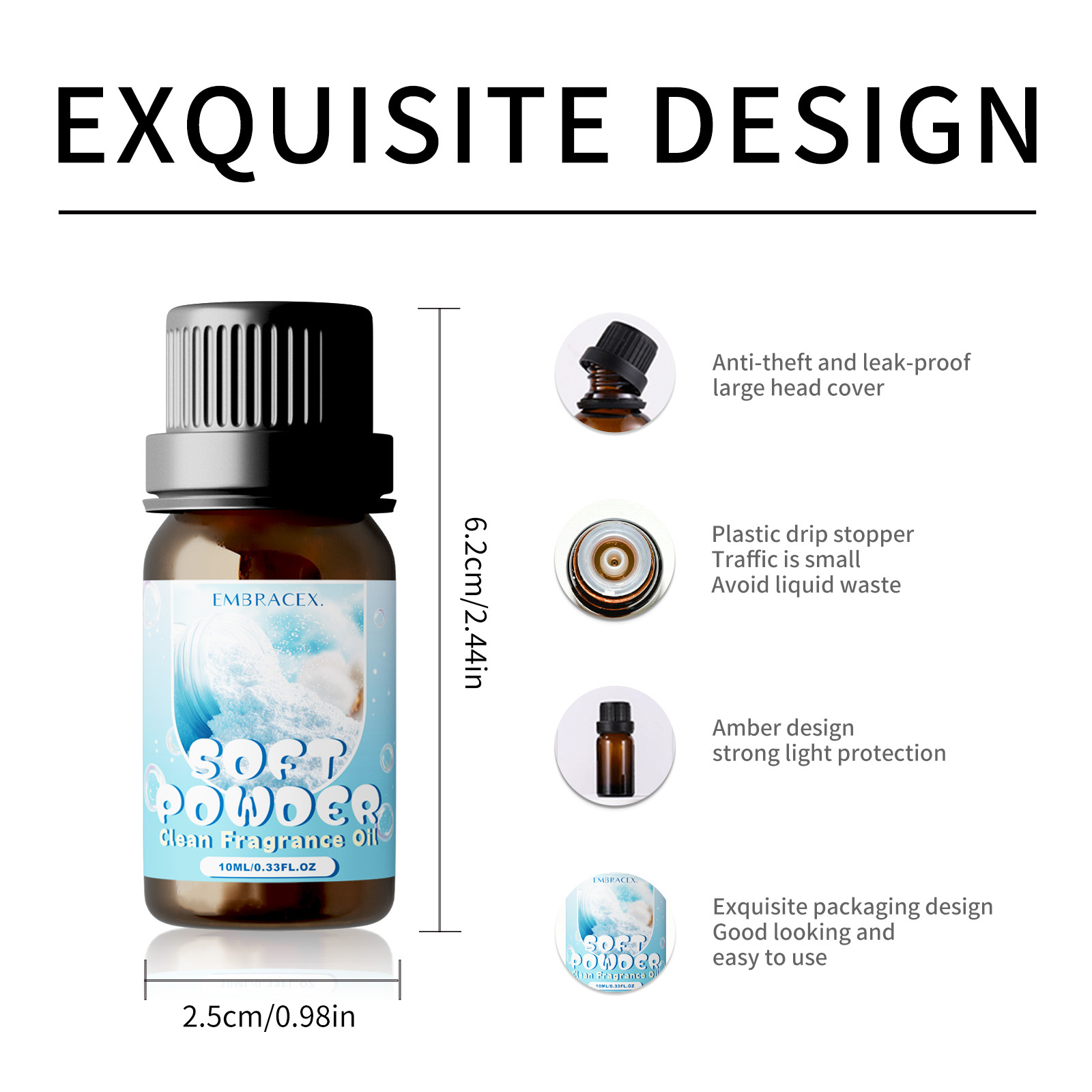 10ml Soft Powder Essential Oil - đánh giá và giá Fragrance Oil 10Ml